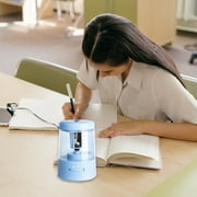 Pencil Sharpener, Electric Pencil Sharpener for Colored Pencils, Auto Stop, Fast Sharpen in 3s, Large Hole Pencil Sharpener Plug in for 6-12mm No.2/Jumbo Pencils