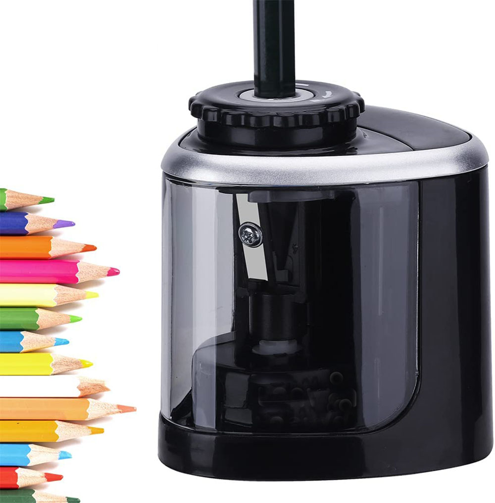 Pencil Sharpener, Electric Pencil Sharpener with Durable Blade to Fast