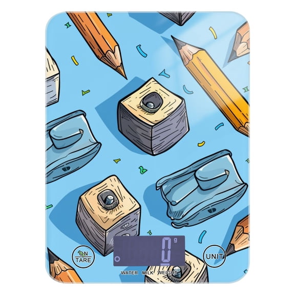 Pencil Sharpener Food Scale Digital Kitchen Scale Waterproof Grams Ounces lbs for Weight Loss