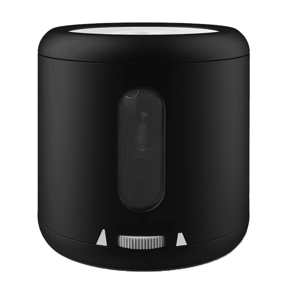 Pencil Sharpener, Portable &Automatic Sharpening for Wooden Pencil, a Replacement Blade Contained, Pencils and Battery not Included - Black