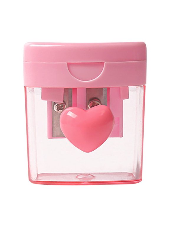 Pencil Sharpener for Classroom 1PCS Mini Pencil Sharpener Pencil Sharpener Double Hole Pencil Sharpener With Cover,1.5inch,B
