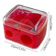 thumbnail image 1 of Pencil Sharpeners Learning Office Stationery Student Pencil Sharpener Pen Planer Manual Pencil Sharpener Plastic Roll, 1 of 8