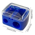 thumbnail image 1 of Pencil Sharpeners Manual Learning Office Stationery Student Pencil Sharpener Pen Planer Manual Pencil Sharpener Plastic Roll Small Pencil Sharpener, 1 of 8