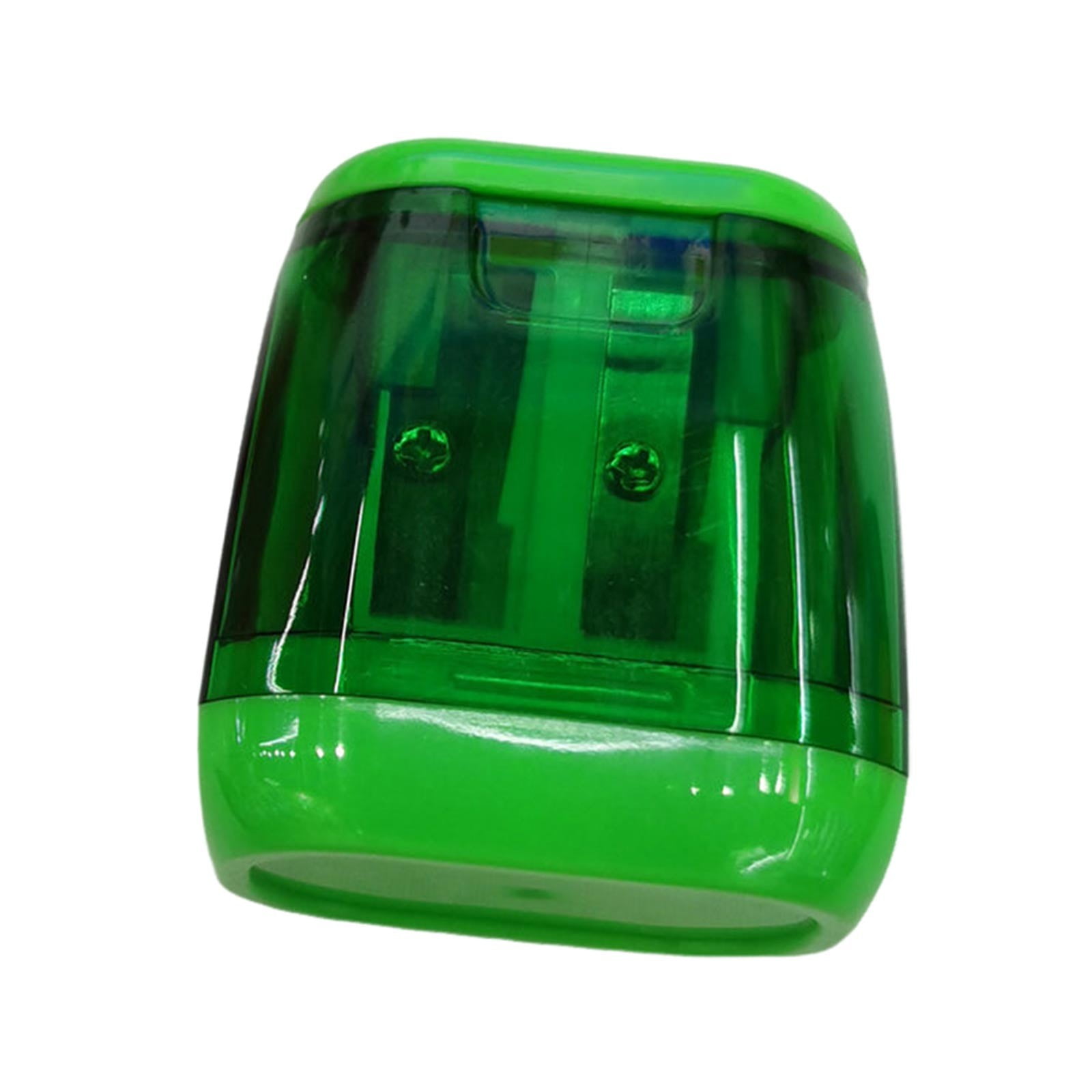 Pencil Sharpeners Pencil Sharpeners Manual Dual Holes Compact Colored