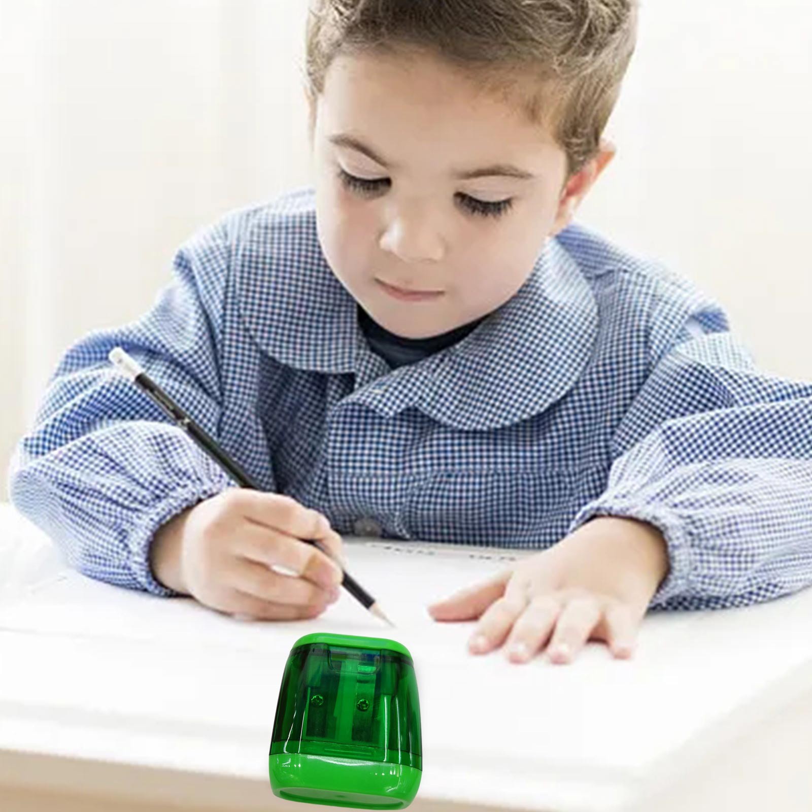 Pencil Sharpeners Pencil Sharpeners Manual Dual Holes Compact Colored