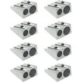thumbnail image 1 of Pencil Sharpeners Manual Twin Metal Dual Sharpening Blade Double Holes Rectangular Pencil Sharpener for Colored Graphite Pencils Crayons, 1 of 6
