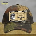 thumbnail image 1 of Pencil Sketch Bernese Novelty License Plate Hat Cotton Camoflauge, 1 of 1