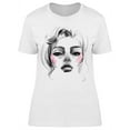 thumbnail image 1 of Pencil Sketch Of A Womans Face T-Shirt Women -Image by Shutterstock, Female XX-Large, 1 of 2