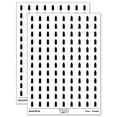 thumbnail image 1 of Pencil Solid School 200+ Round Stickers - White - Matte Finish - 0.50" Size, 1 of 3