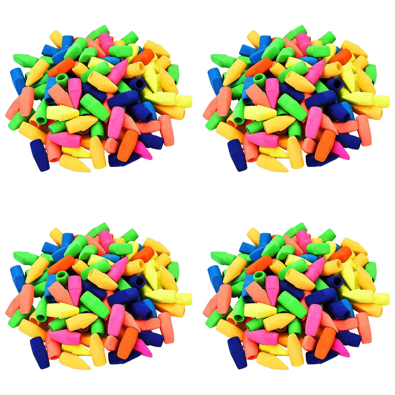 Pencil Top Erasers Multicolor Pencil Erasers Toppers Correction