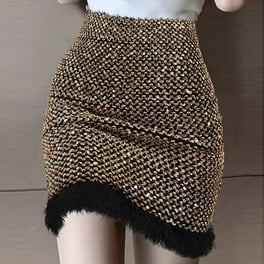 J. METHOD Women's Mini Skirt Stretch Knit Bodycon Slim Fit