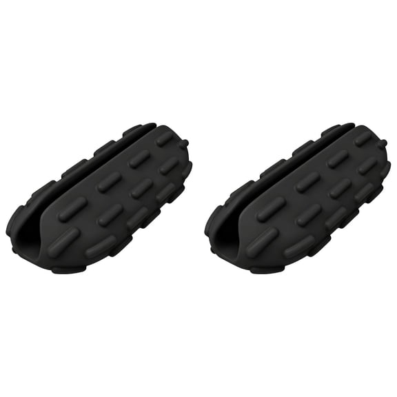 Pencil Weights Handwriting Tools Silicone Weighted Grip for Pens Weak Hands Grip Strength Motor Skills Training Office Stationery Craft Writing Aid Textured Holder Black 2pcs