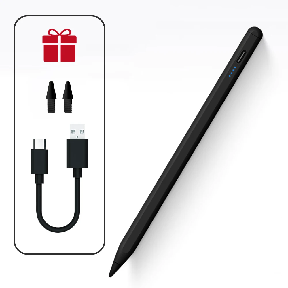 Pencil for Apple iPad with Palm Rejection Stylus Pen for iPad Air M2 Pro 13 Pro 12.9 10 Gen 7th 8th 9th 10.2 for iPad Pencil