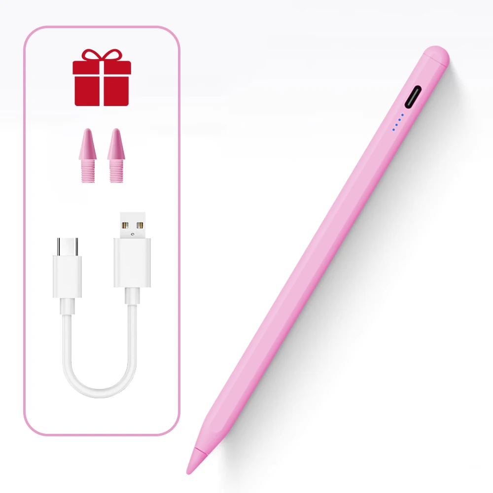 Pencil for Apple iPad with Palm Rejection Stylus Pen for iPad Air M2 Pro 13 Pro 12.9 10 Gen 7th 8th 9th 10.2 for iPad Pencil