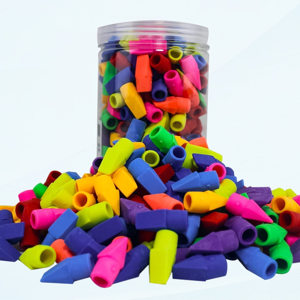 Pencil top erasers, pack of 200, pencil eraser toppers, cap erasers