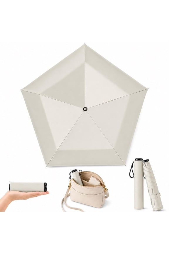 Pencil umbrella from japan Light Compact Folding Pocket Parasol, Upf 50+ Sun Protection Rain Shade Small Portable for Backpack Handbag Beach Commute Outdoor