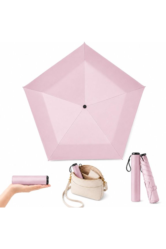 Pencil umbrella from japan Light Compact Folding Pocket Parasol, Upf 50+ Sun Protection Rain Shade Small Portable for Backpack Handbag Beach Commute Outdoor