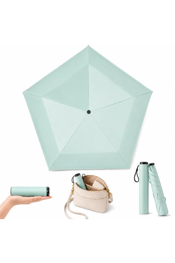Pencil umbrella from japan Light Compact Folding Pocket Parasol, Upf 50+ Sun Protection Rain Shade Small Portable for Backpack Handbag Beach Commute Outdoor