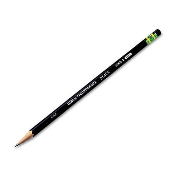 Pencils, Hb (#2), Black Lead, Black Barrel, Dozen | Bundle of 10 Dozen