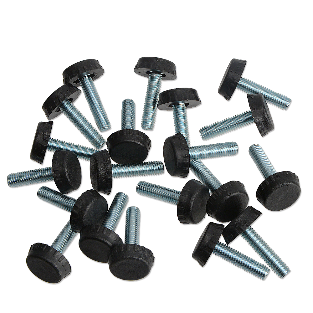 Penck Threaded Furniture Feet，Chair Screws，Screw Leveling Feet，20PCS,M6 ...