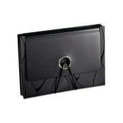 Pendaflex 02327 Sliding Cover Expanding File, 13 Pockets, Letter, Black