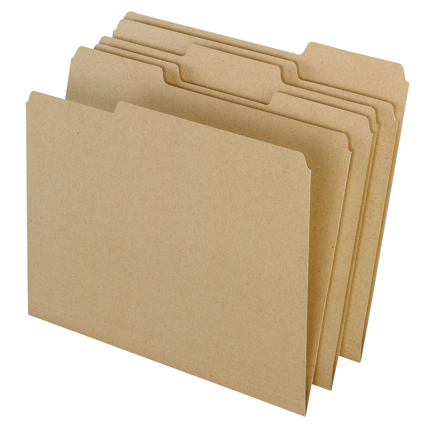 Pendaflex 04342 1 By 3 Top Tab Earthwise Recycled Colored File Folders - Letter, Natural