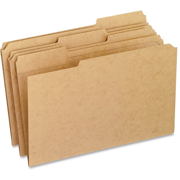 Pendaflex, PFXRK15313, Kraft Reinforced Top File Folders, 100 / Box, Kraft
