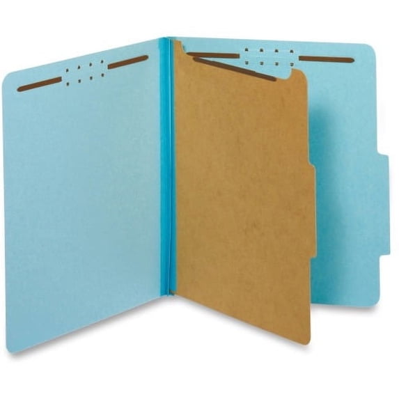 Pendaflex 1-Divider Classification Folders Letter - 8 1/2" x 11" Sheet Size - 1 3/4" Expansion - 2 Fastener(s) - 2" Fastener Capacity for Folder, 1" Fastener Capacity for Divider - 2/5 Tab Cut - Right