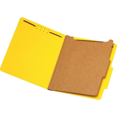 Pendaflex 1-Divider Classification Folders, Yellow, 10 / Box (Quantity)