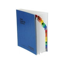 Pendaflex 11015 Expandable Desk File, A-Z Index, Letter Size, Acrylic-Coated PressGuard, Blue