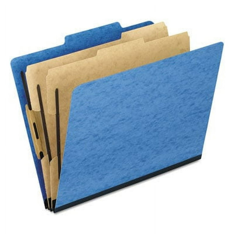 Six-Section Colored Classification Folders, Letter, Blue, 10/Box, Sold as 1 Box, 10 Each per Box Six-Section Colored Classification Folders, Letter, Blue, 10/Box, Sold as 1 Box, 10 Each per Box