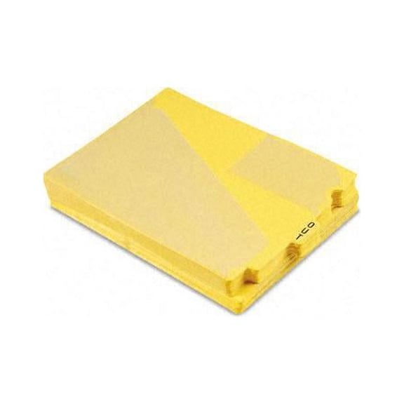 Pendaflex 13544 Out Guides, Center "OUT" Tab, Vinyl, Letter, Yellow, 50/Box