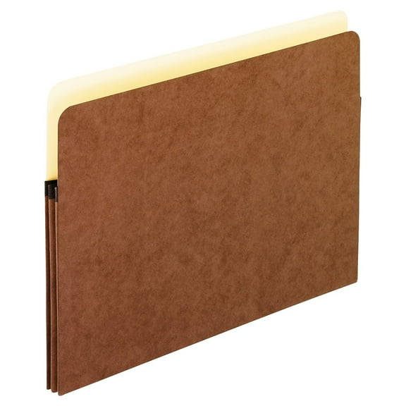 Pendaflex Reinforced File Pocket 1 1/2" Expansion Letter Size Redrope 25/Box (1514COX)