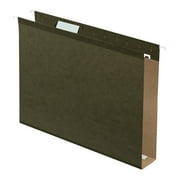 Pendaflex 2" Hanging File Folders Letter Size 25/Pkg-Green, 1/5 Cut Tab