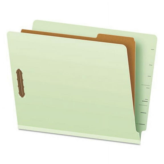 Pendaflex 23214 Pressboard End Tab Classification Folders, Letter, 1 Divider/4-Section, 10/Box