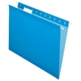 thumbnail image 1 of Pendaflex 415215BLU Reinforced Hanging File Folders- Kraft- Letter- Blue- 25/Box, 1 of 6