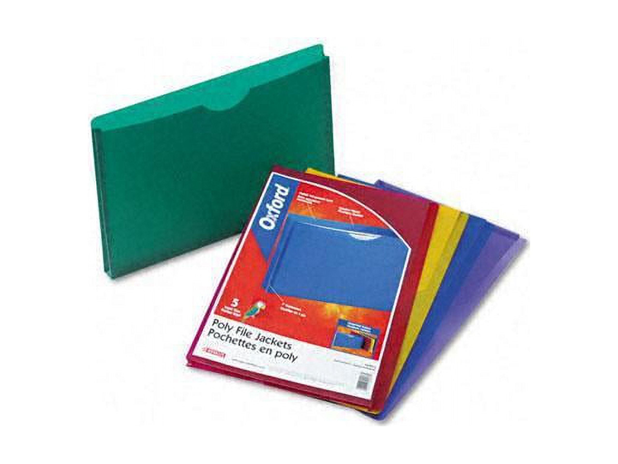 Pendaflex 50993 Expanding File Jackets, Legal, Poly, Blue/Green/Purple