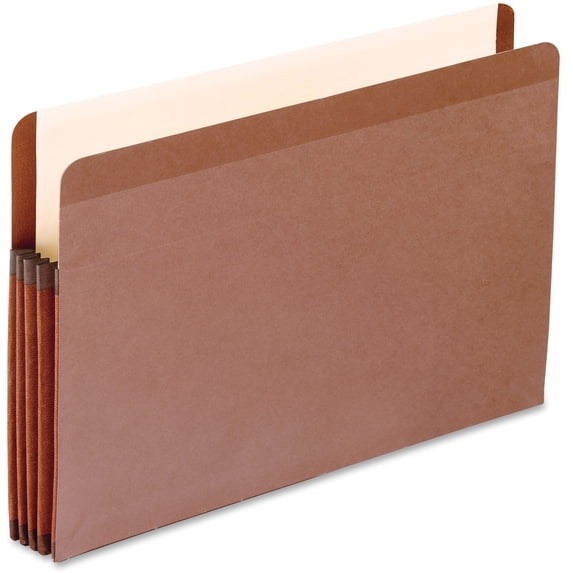 Pendaflex, PFX85363, Straight-Cut Vertical Expanding File Pocket, 10 / Box, Red Fiber