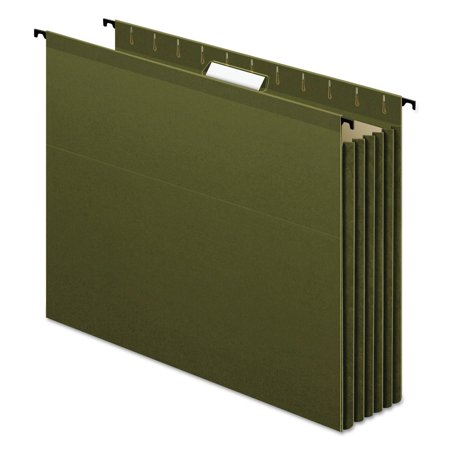 Pendaflex, PFX09217, SureHook Hanging Pockets, 4 / Pack, Standard Green