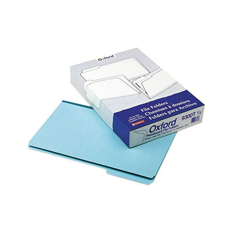 Pressboard Expanding File Folders, 1/3-Cut Tabs: Assorted, Legal Size, 1 Pressboard Expanding File Folders, 1/3-Cut Tabs: Assorted, Legal Size, 1