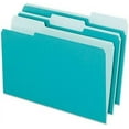 Pendaflex Aqua Letter File Folders, 1/3 Cut Top Tab, Hanging File, 100
