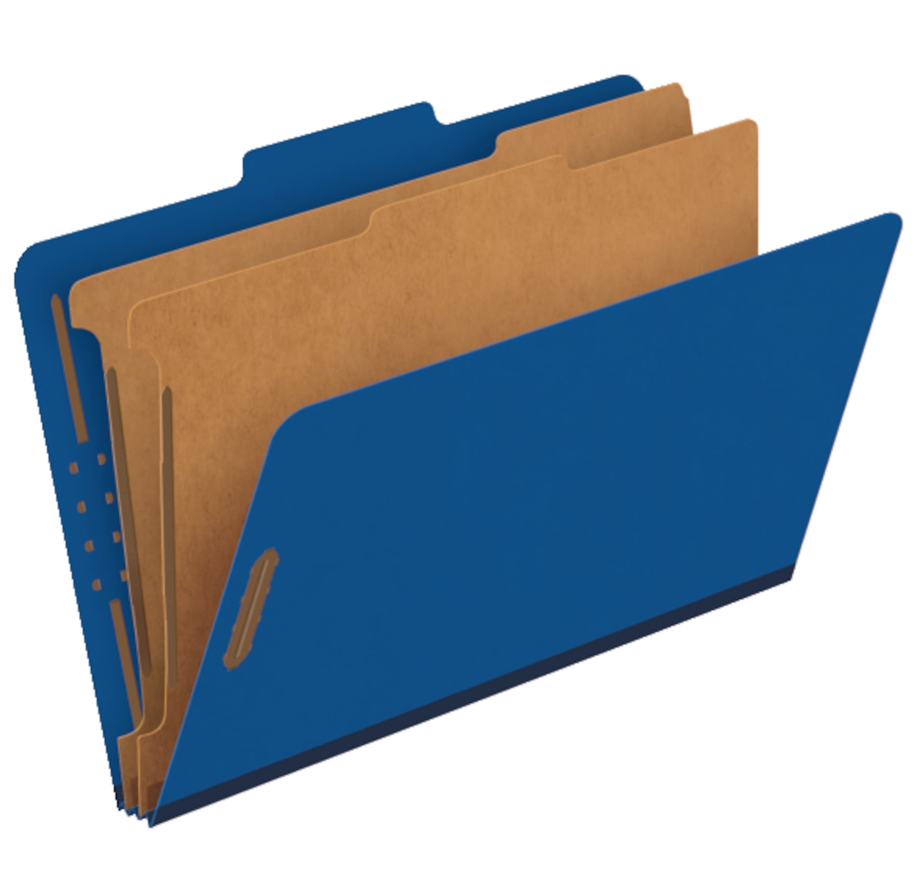 Hanging Classification Folders with Dividers, Legal Size, 2 Dividers, 2/5-Cut Exterior Tabs, Blue Hanging Classification Folders with Dividers, Legal Size, 2 Dividers, 2/5-Cut Exterior Tabs, Blue