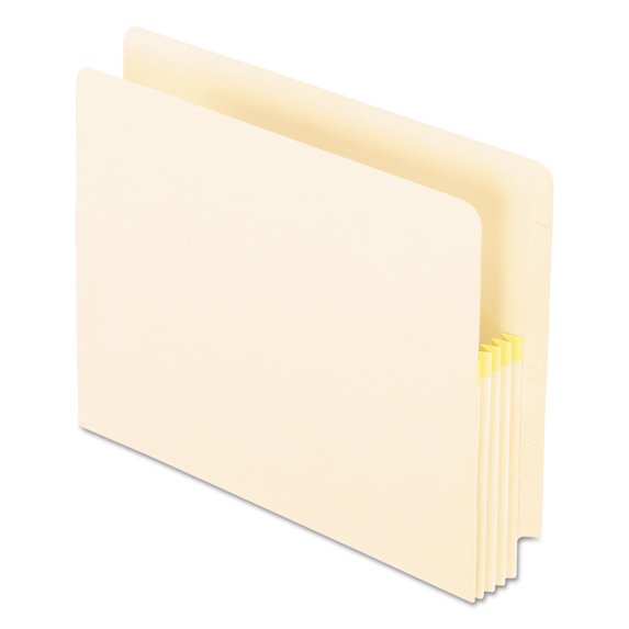 Pendaflex Convertible End Tab File Pockets 3.5" Expansion, Letter Size, Manila, 25/Box