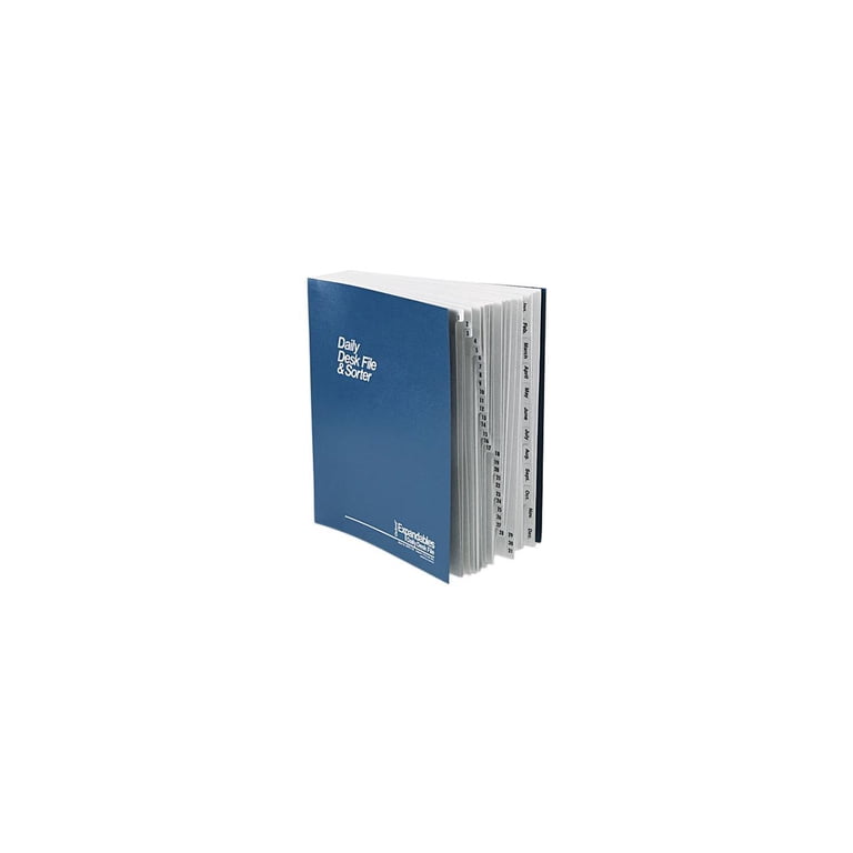 Pendaflex DDF5-OX Expandable Desk File, 1-31/Jan-Dec Index, Letter