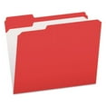 thumbnail image 1 of Pendaflex Double-Ply Reinforced Top Tab Colored File Folders, 1/3-Cut Tabs: Assorted, Letter Size, 0.75" Expansion, Red, 100/Box, 1 of 3