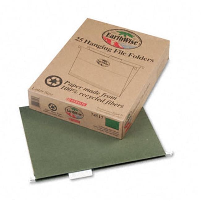 Pendaflex Earthwise Recycled Hanging File Folders- Kraft- Letter- Green ...
