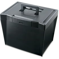 Pendaflex Economy File Box, Black, Letter Size, 1 Each
