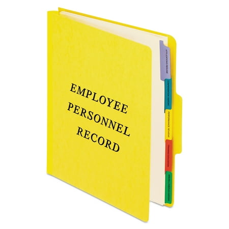 Pendaflex Employee/Personnel Folders, Yellow