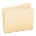 thumbnail image 1 of Pendaflex Essentials 752-1/3-3 File Folders, 1/3 Cut, Third Position, Top Tab, Letter, Manila, 100/Box, 1 of 2