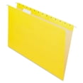 thumbnail image 1 of Pendaflex Essentials Color Hanging Folders Legal - 8.50" x 14" Sheet Size - 1/5 Tab Cut - Yellow - Recycled - 25 / Box, 1 of 2